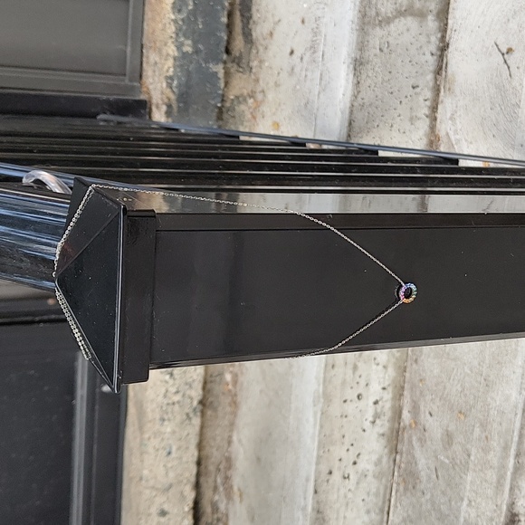 925 stamped rainbow circle necklace - Picture 4 of 4